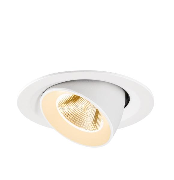 NUMINOS® GIMBLE M, Deckeneinbauleuchte,, 2700 K, 20°, weiß