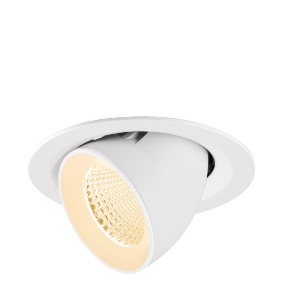 NUMINOS® GIMBLE M, Deckeneinbauleuchte,, 2700 K, 40°, weiß