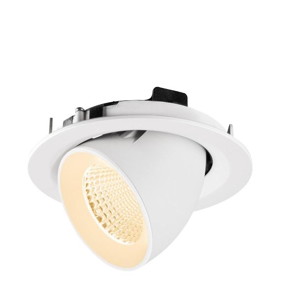 NUMINOS® GIMBLE M, Deckeneinbauleuchte,, 2700 K, 40°, weiß