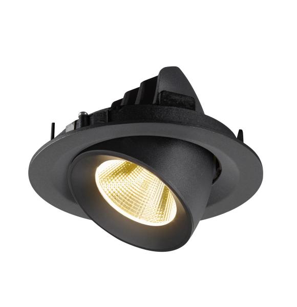 NUMINOS® GIMBLE M, Deckeneinbauleuchte,, 3000 K, 20°, schwarz