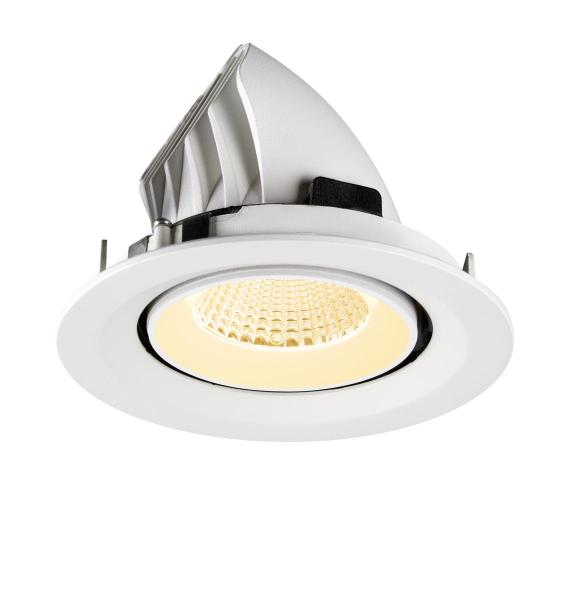 NUMINOS® GIMBLE M, Deckeneinbauleuchte,, 3000 K, 40°, weiß