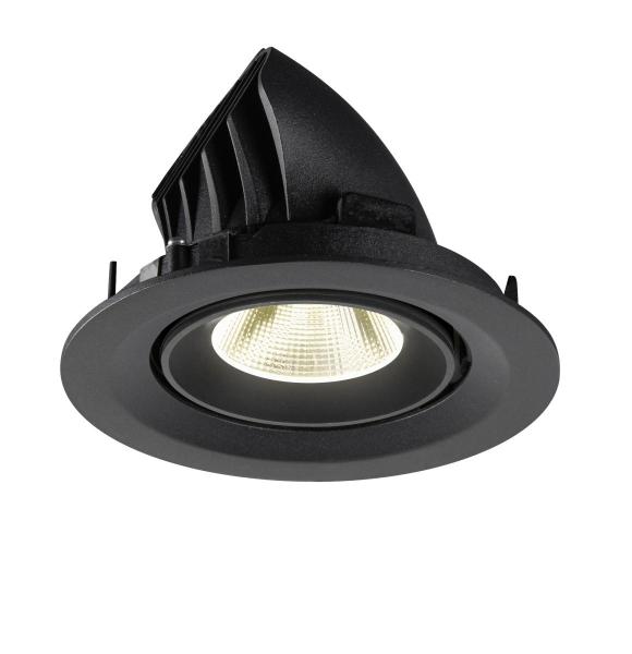 NUMINOS® GIMBLE M, Deckeneinbauleuchte,, 4000 K, 20°, schwarz