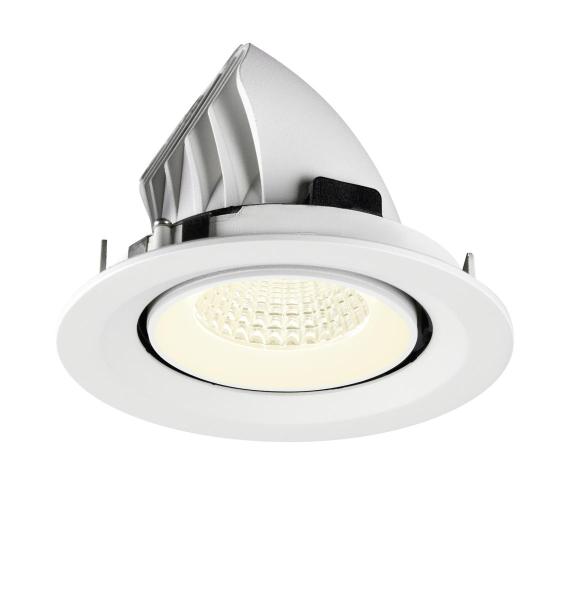 NUMINOS® GIMBLE M, Deckeneinbauleuchte,, 4000 K, 55°, weiß