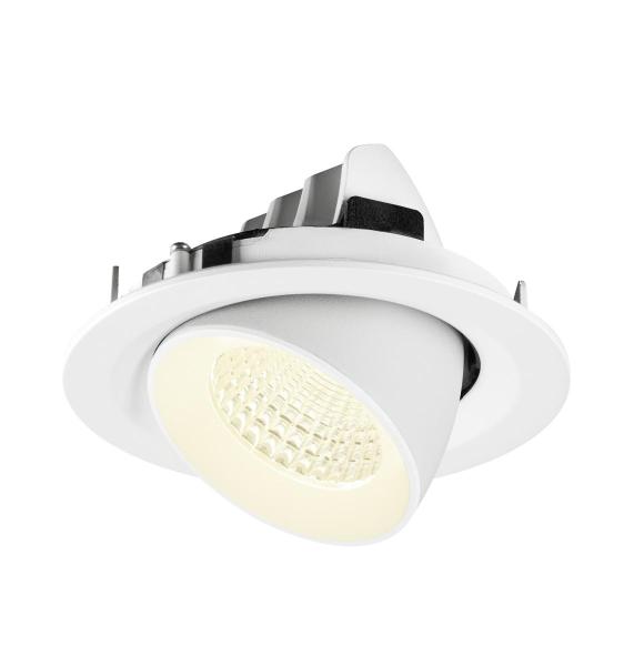 NUMINOS® GIMBLE M, Deckeneinbauleuchte,, 4000 K, 55°, weiß