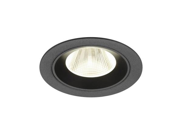 NUMINOS® M, Deckeneinbauleuchte, 4000 K, 20°, IP20, rund, schwarz