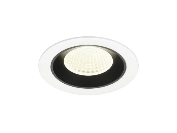 NUMINOS® M, Deckeneinbauleuchte weiß/schwarz 4000 K 40°