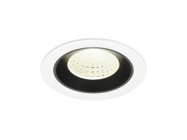 NUMINOS® M, Deckeneinbauleuchte weiß/schwarz 4000 K 55°