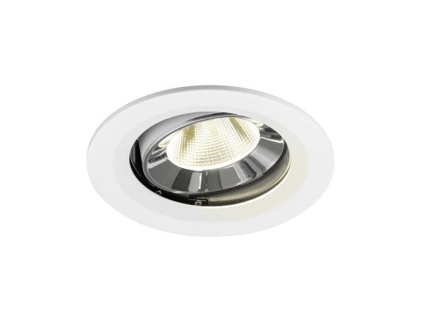 NUMINOS® MOVE M, Deckeneinbauleuchte weiß/chrom 4000 K 20°