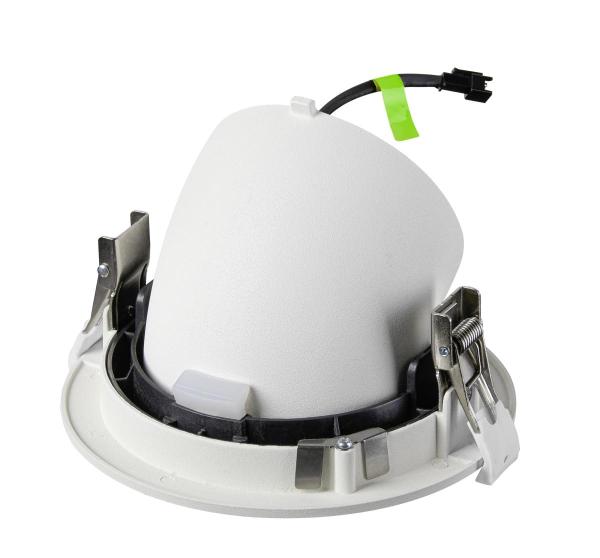 NUMINOS® GIMBLE L, Deckeneinbauleuchte weiß/chrom 2700 K 20°