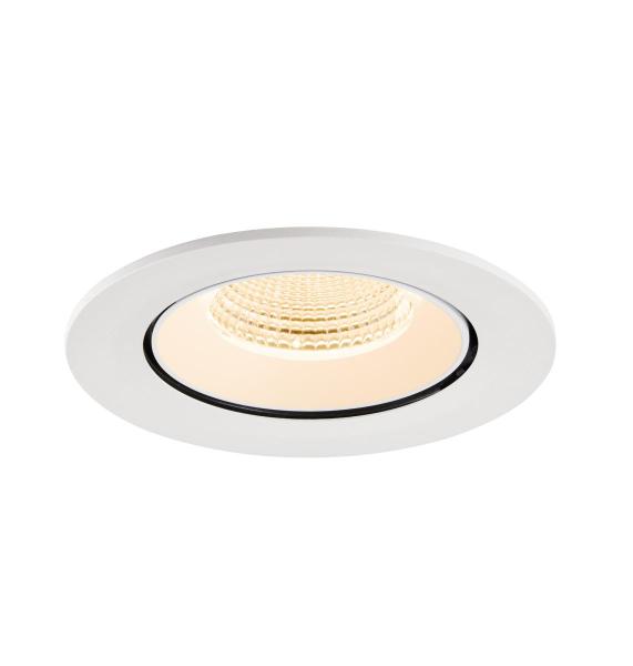 NUMINOS® GIMBLE L, Deckeneinbauleuchte, 2700 K, 55°, IP20, rund, weiß