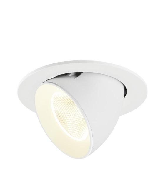 NUMINOS® GIMBLE L, Deckeneinbauleuchte, 4000 K, 20°, IP20, rund, weiß