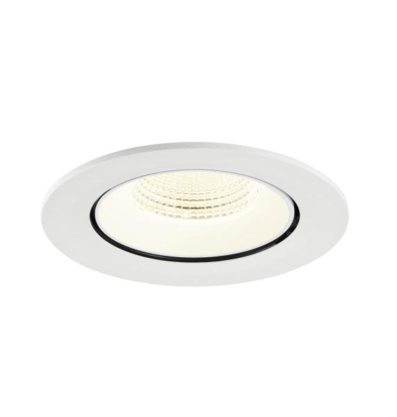 NUMINOS® GIMBLE L, Deckeneinbauleuchte, 4000 K, 55°, IP20, rund, weiß