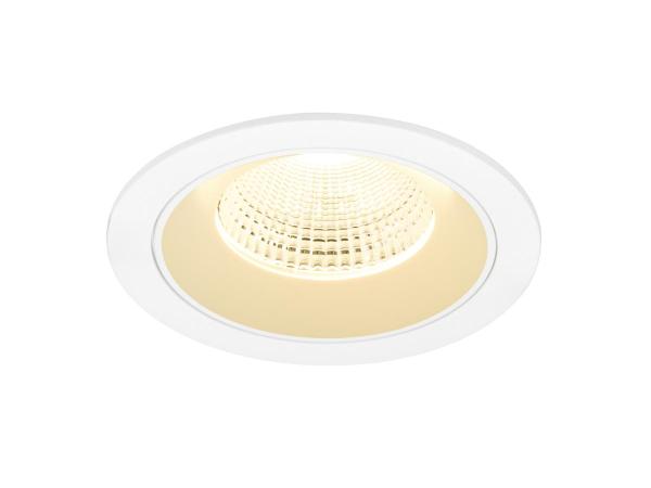 NUMINOS® L, Deckeneinbauleuchte, 3000 K, 55°, IP20, rund, weiß