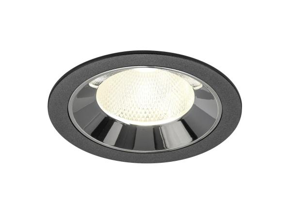 NUMINOS® L, Deckeneinbauleuchte schwarz/chrom 4000 K 20°