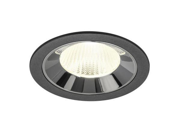 NUMINOS® L, Deckeneinbauleuchte schwarz/chrom 4000 K 40°