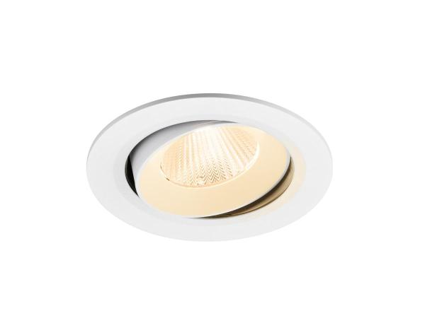 NUMINOS® MOVE L, Deckeneinbauleuchte, 2700 K, 40°, IP20, rund, weiß