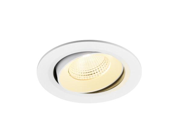 NUMINOS® MOVE L, Deckeneinbauleuchte, 3000 K, 55°, IP20, rund, weiß