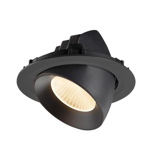 NUMINOS® GIMBLE XL, Deckeneinbauleuchte,, 2700 K, 40°, schwarz