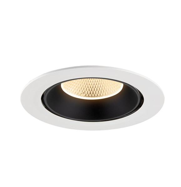 NUMINOS® GIMBLE XL, Deckeneinbauleuchte weiß/schwarz 2700 K 20°