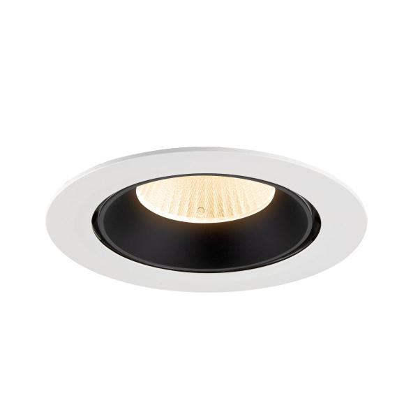 NUMINOS® GIMBLE XL, Deckeneinbauleuchte weiß/schwarz 2700 K 40°