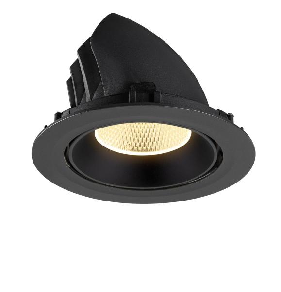 NUMINOS® GIMBLE XL, Deckeneinbauleuchte,, 3000 K, 20°, schwarz