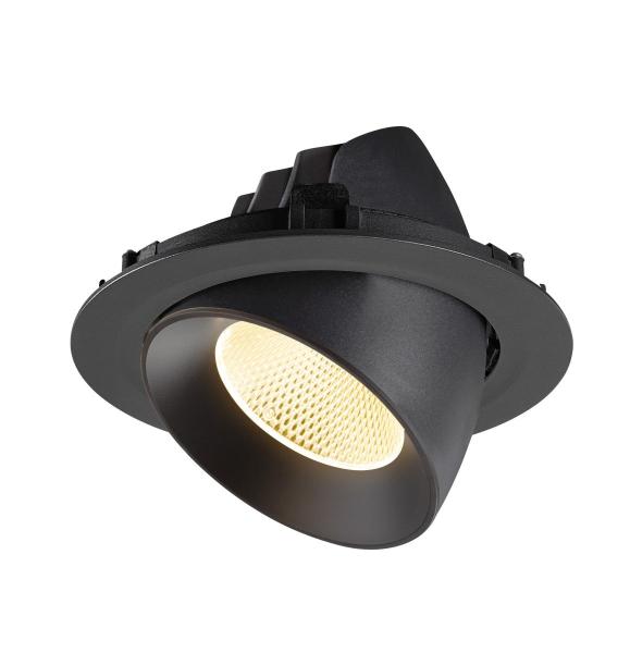 NUMINOS® GIMBLE XL, Deckeneinbauleuchte,, 3000 K, 20°, schwarz