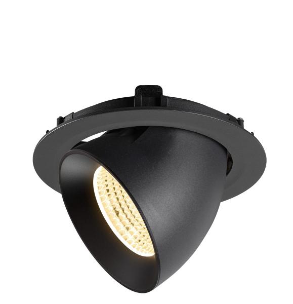 NUMINOS® GIMBLE XL, Deckeneinbauleuchte,, 3000 K, 55°, schwarz