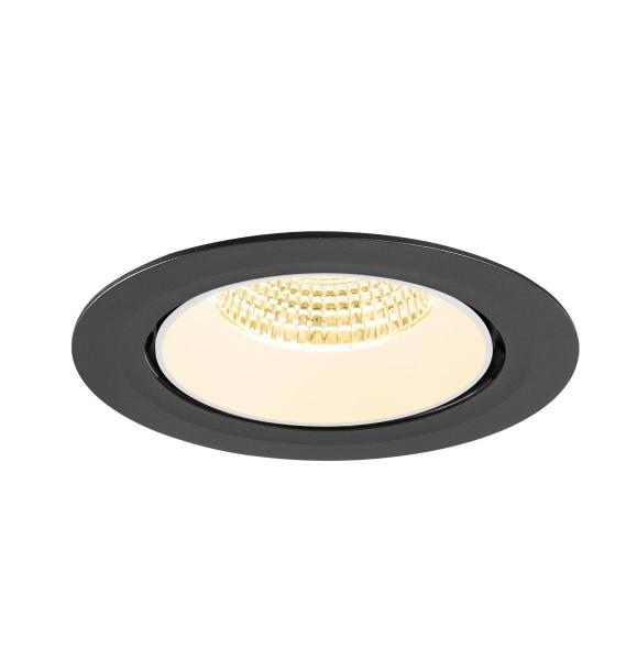 NUMINOS® GIMBLE XL, Deckeneinbauleuchte,, 3000 K, 55°, schwarz / weiß