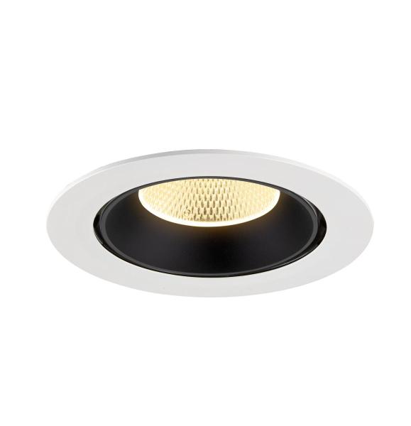 NUMINOS® GIMBLE XL, Deckeneinbauleuchte weiß/schwarz 3000 K 20°