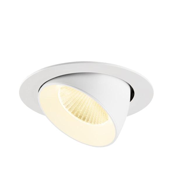 NUMINOS® GIMBLE XL, Deckeneinbauleuchte,, 3000 K, 40°, weiß