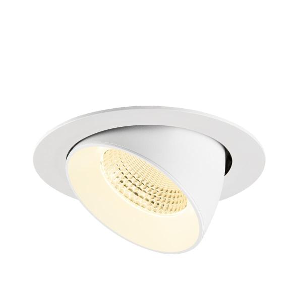 NUMINOS® GIMBLE XL, Deckeneinbauleuchte,, 3000 K, 55°, weiß