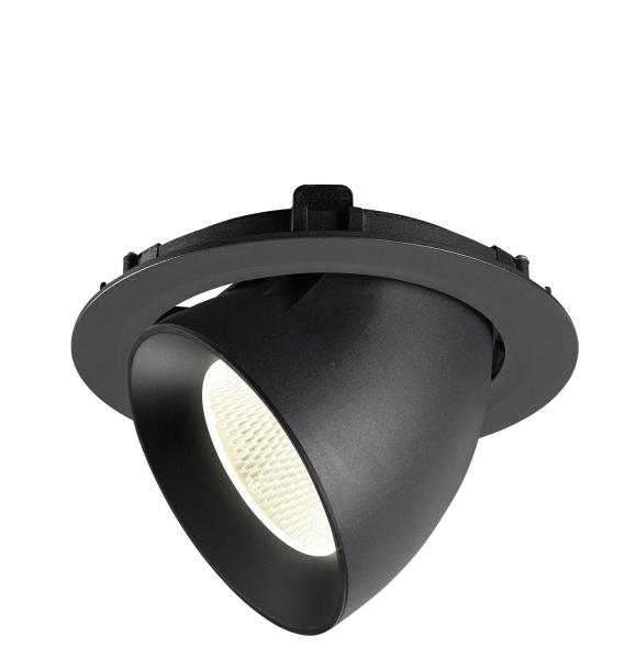 NUMINOS® GIMBLE XL, Deckeneinbauleuchte,, 4000 K, 20°, schwarz