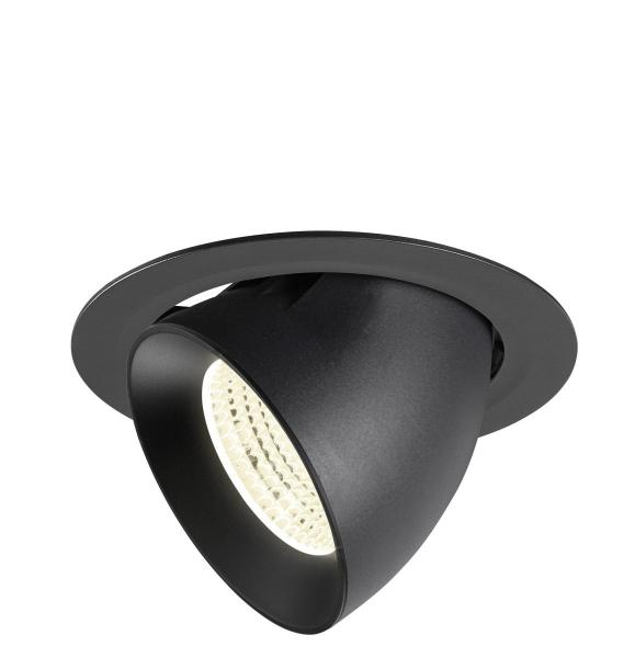 NUMINOS® GIMBLE XL, Deckeneinbauleuchte,, 4000 K, 55°, schwarz