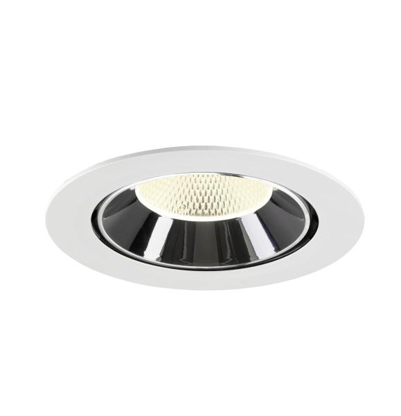 NUMINOS® GIMBLE XL, Deckeneinbauleuchte weiß/chrom 4000 K 20°