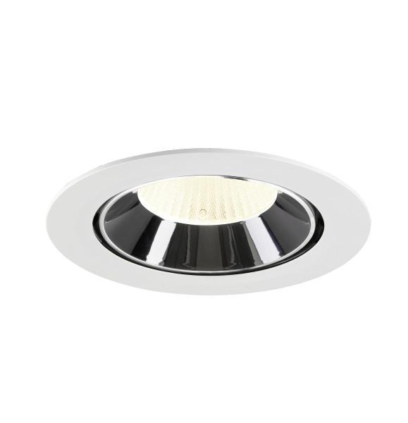 NUMINOS® GIMBLE XL, Deckeneinbauleuchte weiß/chrom 4000 K 40°