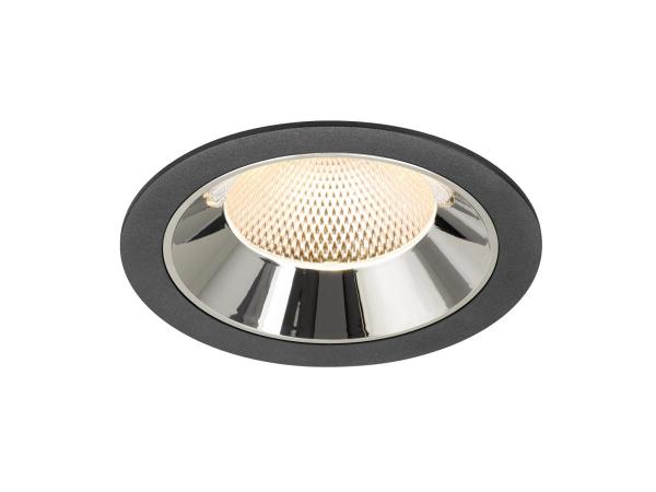 NUMINOS® XL, Deckeneinbauleuchte schwarz/chrom 2700 K 40°