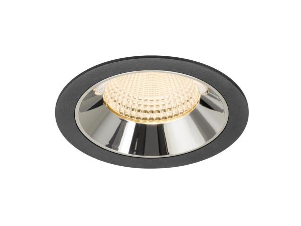 NUMINOS® XL, Deckeneinbauleuchte schwarz/chrom 2700 K 55°