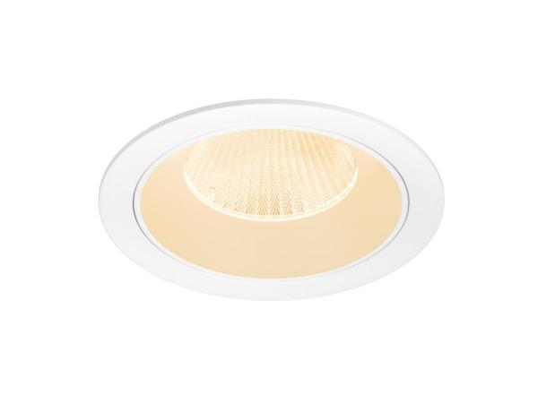 NUMINOS® XL, Deckeneinbauleuchte weiß/schwarz 2700 K 20°