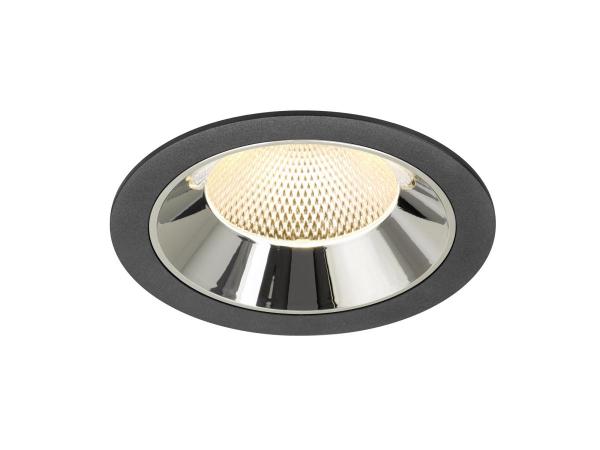 NUMINOS® XL, Deckeneinbauleuchte schwarz/chrom 3000 K 40°
