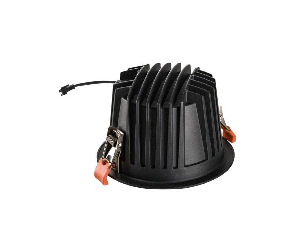 NUMINOS® XL, Deckeneinbauleuchte, 4000 K, 40°, IP20, rund, schwarz / weiß