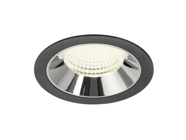 NUMINOS® XL, Deckeneinbauleuchte schwarz/chrom 4000 K 55°