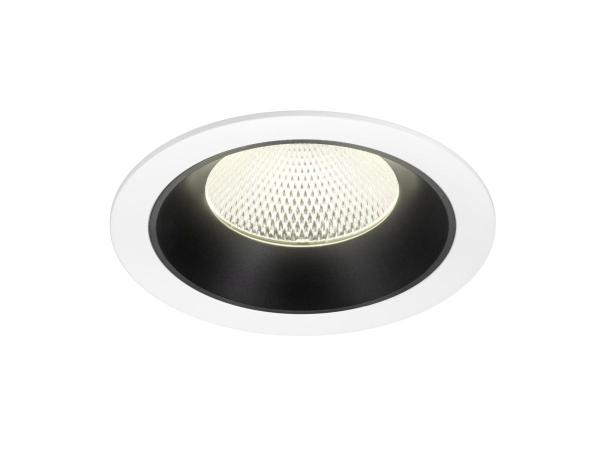 NUMINOS® XL, Deckeneinbauleuchte weiß/schwarz 4000 K 40°