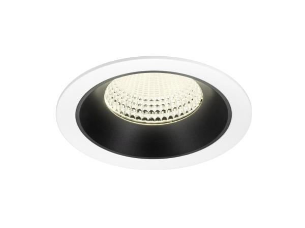 NUMINOS® XL, Deckeneinbauleuchte weiß/schwarz 4000 K 55°