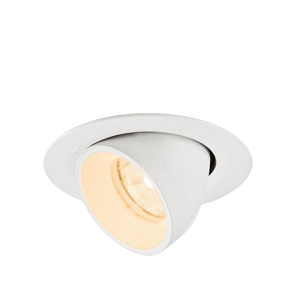 NUMINOS® GIMBLE XS, Deckeneinbauleuchte, 2700 K, 20°, IP20, rund, weiß