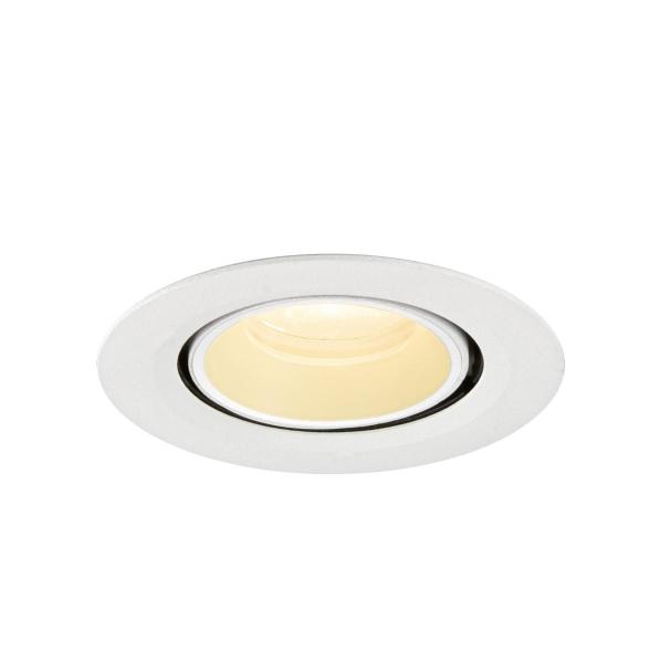 NUMINOS® GIMBLE XS, Deckeneinbauleuchte, 3000 K, 20°, IP20, rund, weiß