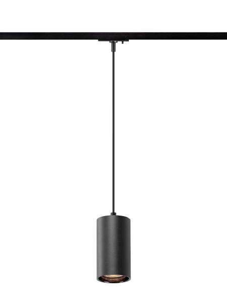 ASTO TUBE, 1~ Pendelleuchte, GU10, Pendellänge 250 cm, 1 x max. 10 W, schwarz