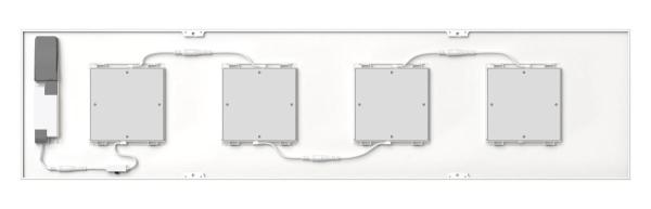 PAVANNO, 1200/300 45 830/840/850 WB WH UGR19 DALI