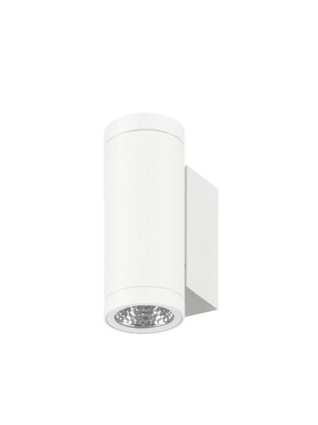 HELIA PRO S, Wandaufbauleuchte, up/down, DALI, P1, zylindrisch, 2700 K, 6 W, 24°, weiß