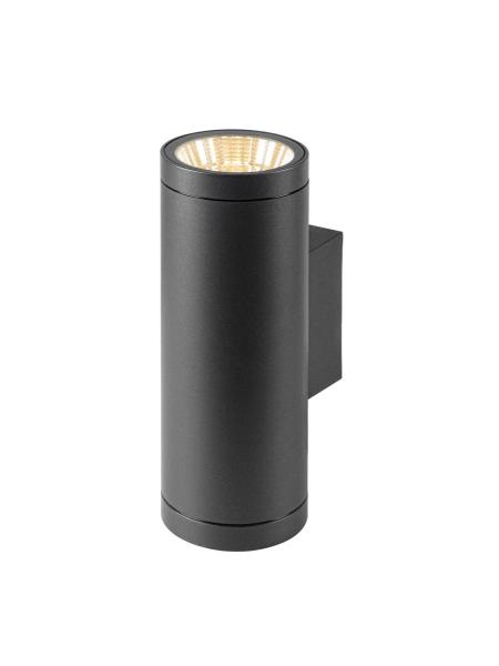 HELIA PRO L, Wandaufbauleuchte, up/down, DALI, P1, 2700 K, 20 W, touch, 24°, anthrazit