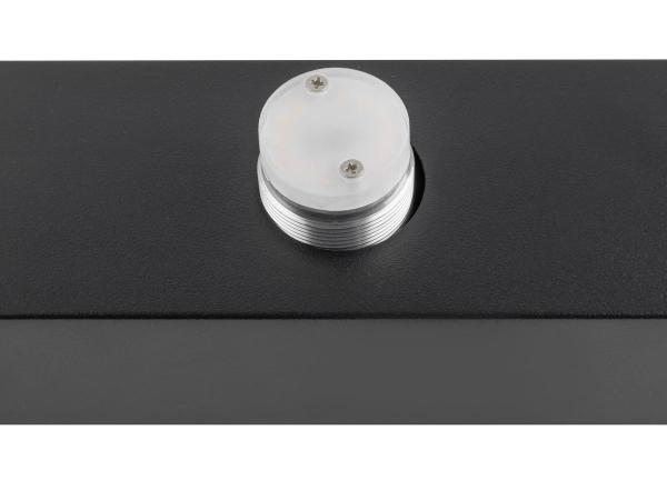 SUN Mirror, Wandaufbauleuchte, quad, 2700/3000/4000 K, TOUCH button, 18 W,  IP44, schwarz